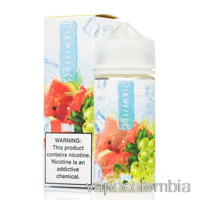 Vape Kit Completo Ice Sandía Uva Blanca - Skwezed - 100ml 0mg